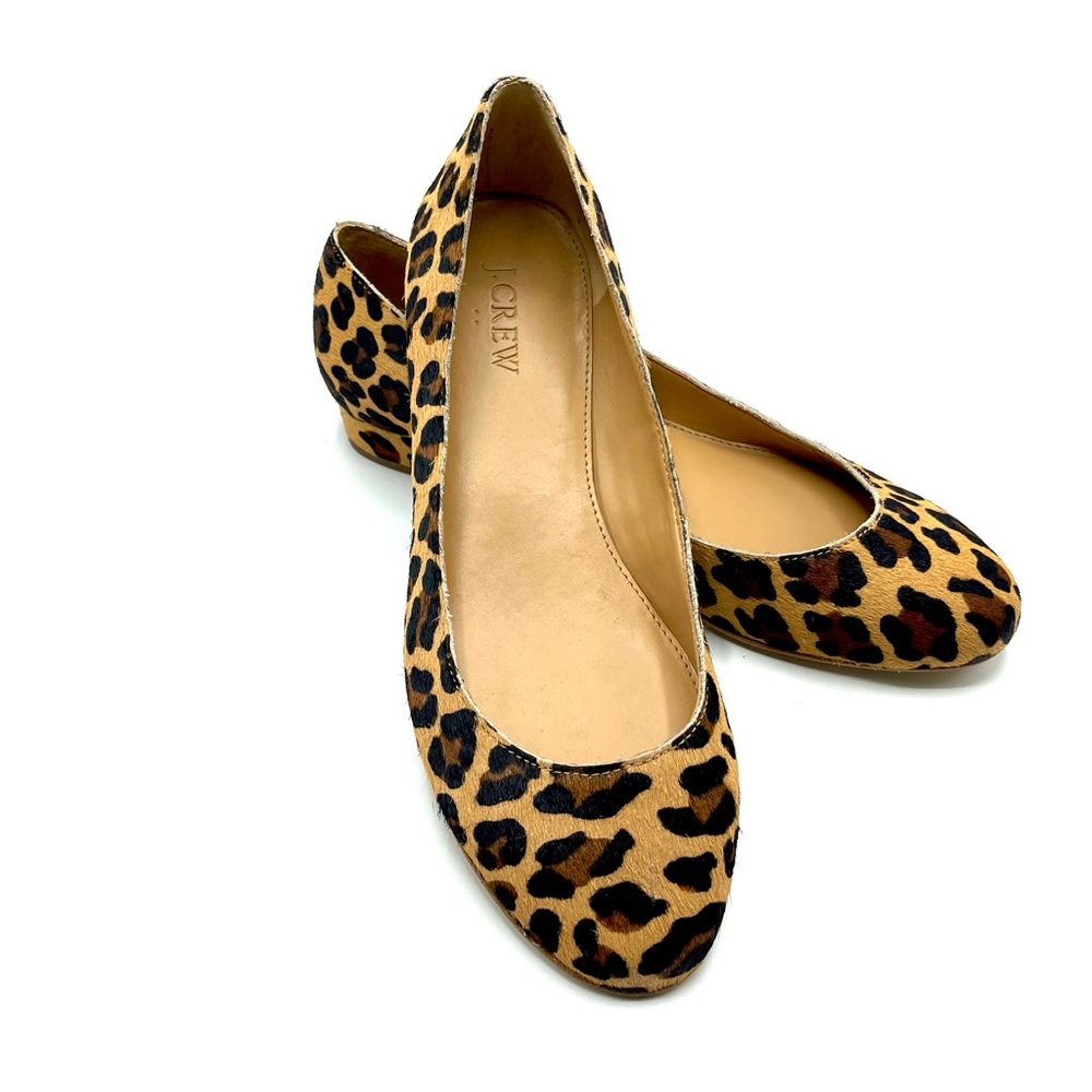 J. Crew Leopard Print Heels